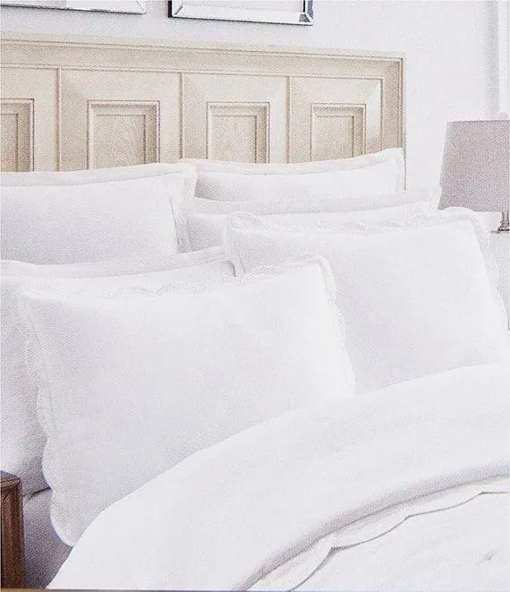 Bianca Embroidered Scalloped Mini Comforter Set