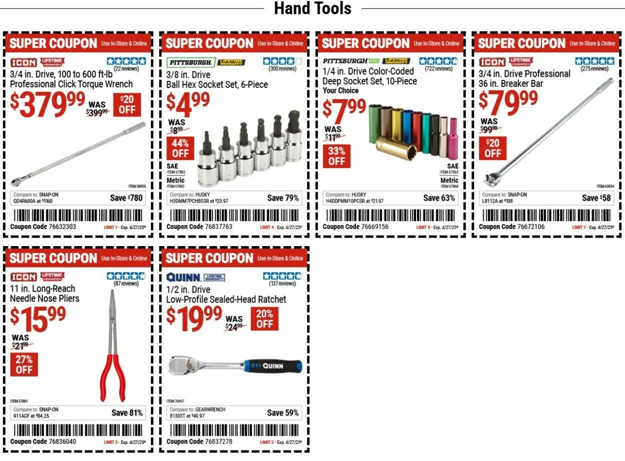 Weekly ad Harbor Freight from April 21 to April 30 2025 - Page 4