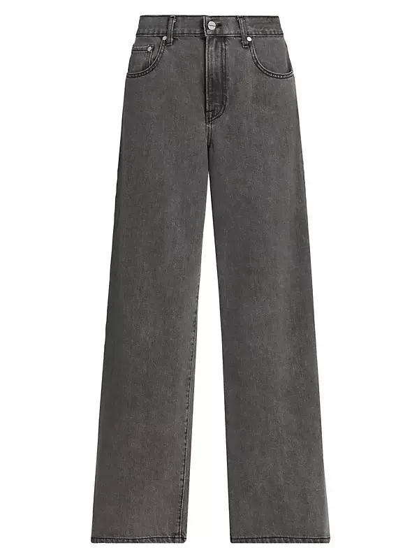 Tiny Dancer Mid-Rise Wide-Leg Jeans