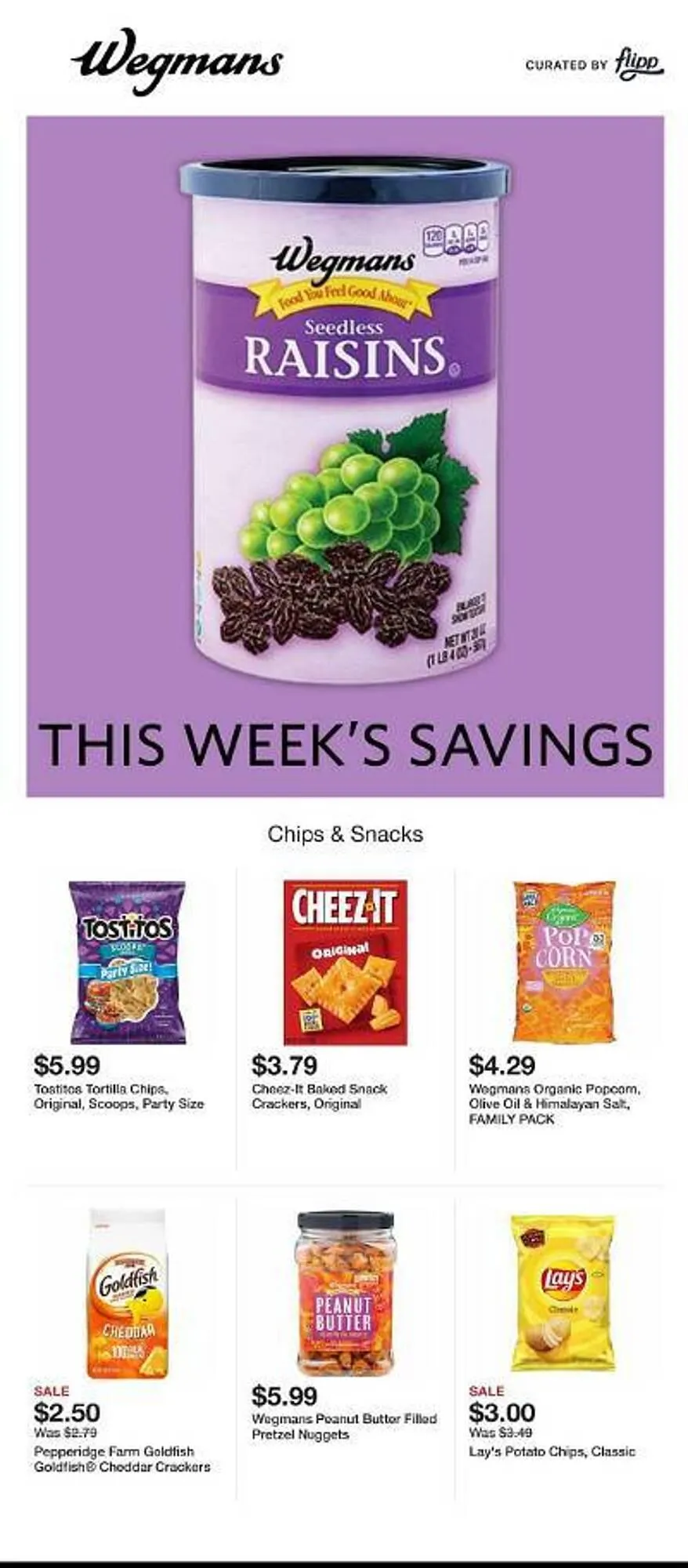 Weekly ad Wegmans Weekly Ad from July 9 to July 22 2024 - Page 1