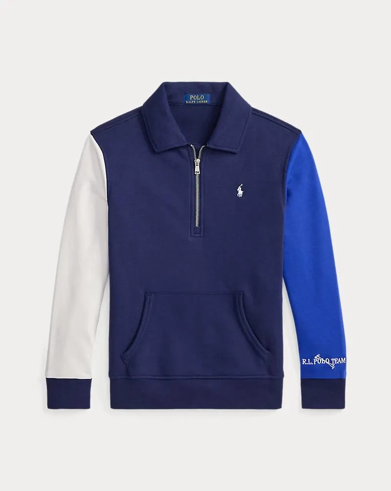 Color-Blocked Terry Sweatshirt