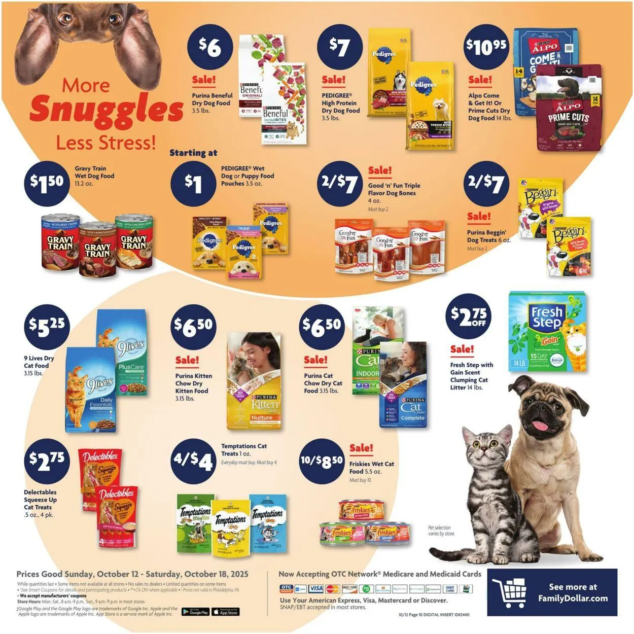 Weekly promotion Family Dollar Current weekly ad spanning from October 12 to October 18 2025 - Page 12 for Catalogue 365