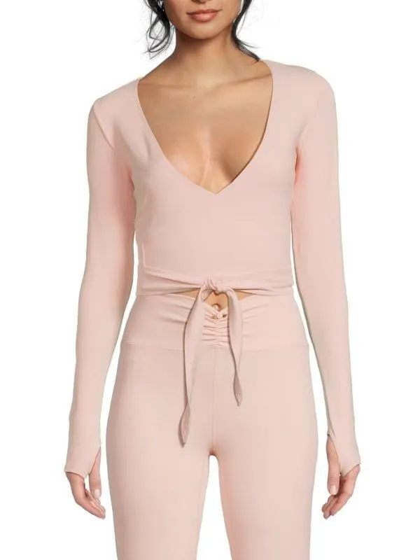 ​Long-Sleeve Wrap Top