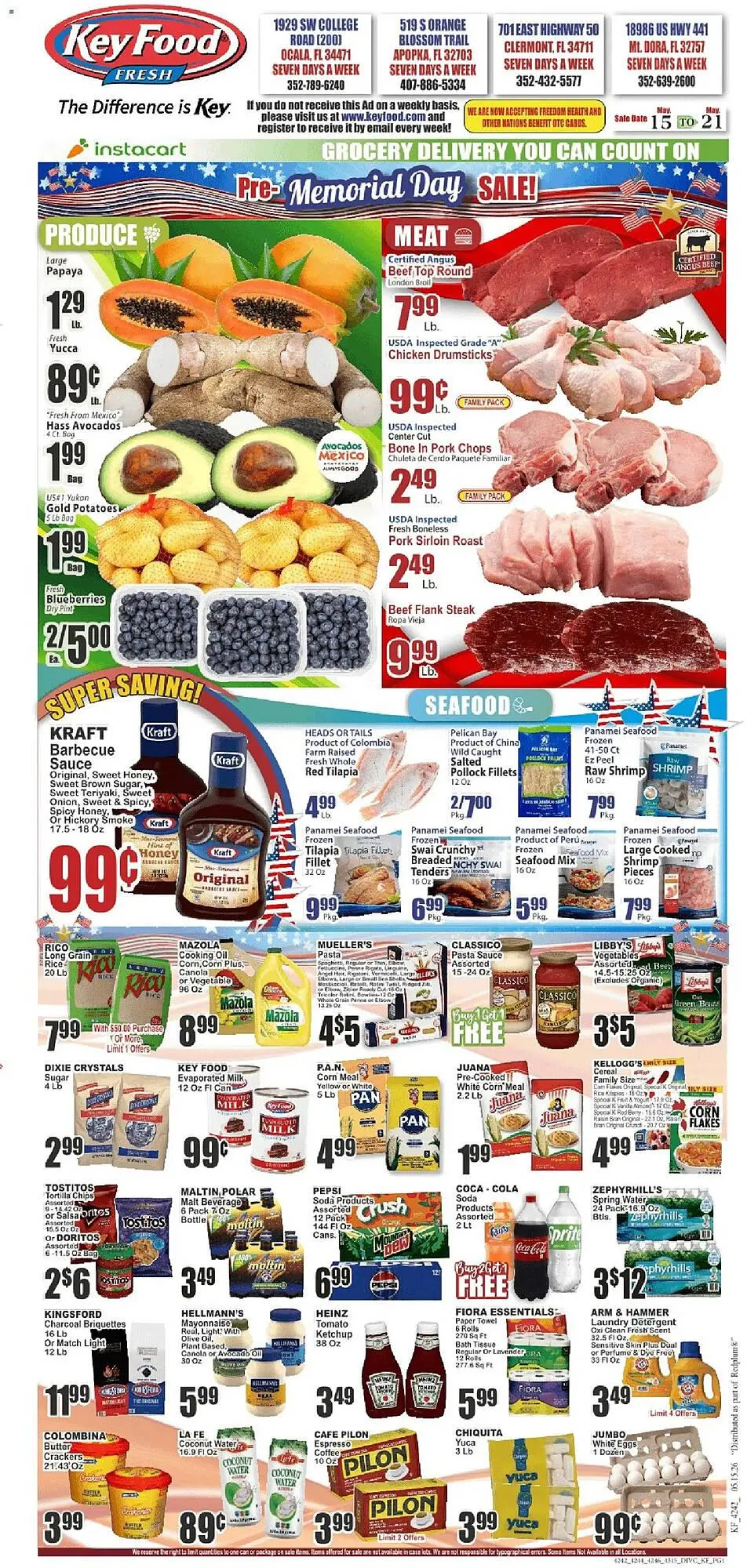 Weekly ad Key Food circular from May 15 to May 21 2026 - Page 1