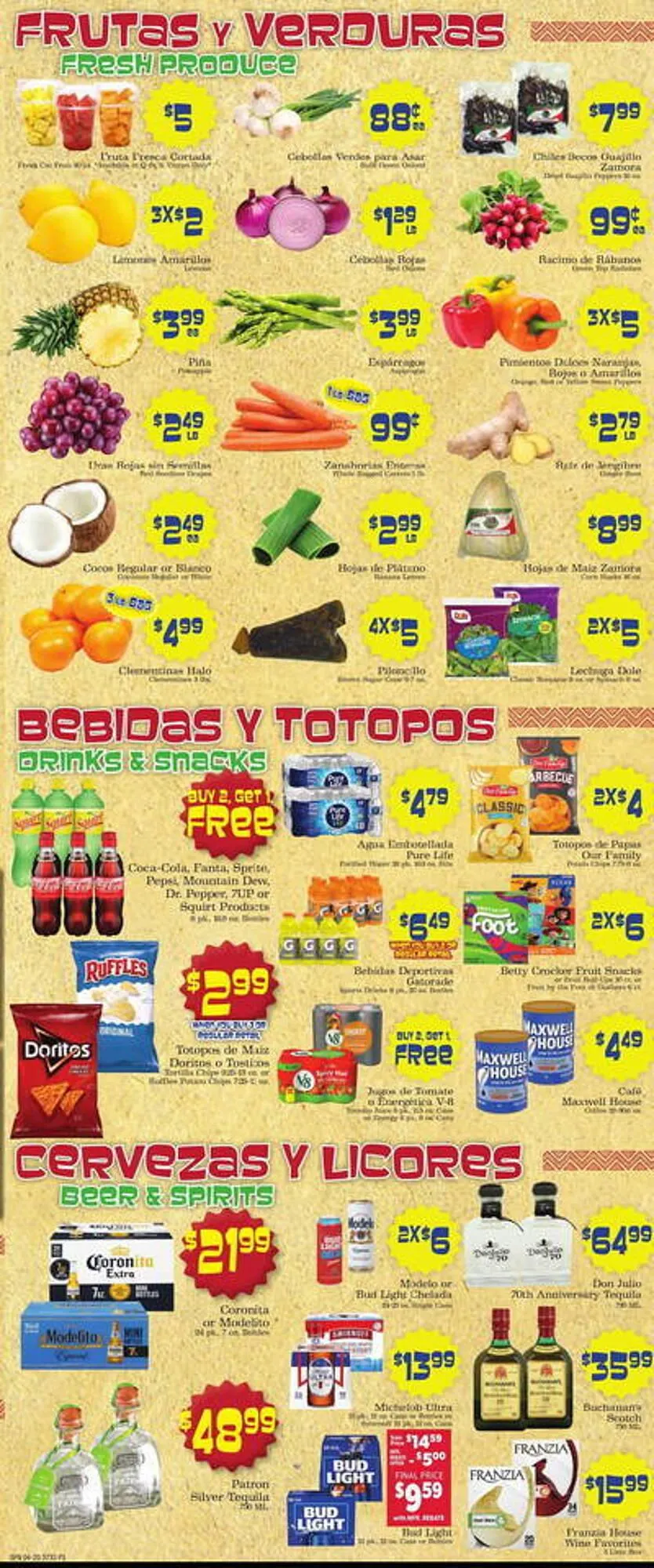 Catálogo de Supermercado Nuestra Familia Weekly Ad 20 de abril al 26 de abril 2025 - Página 3