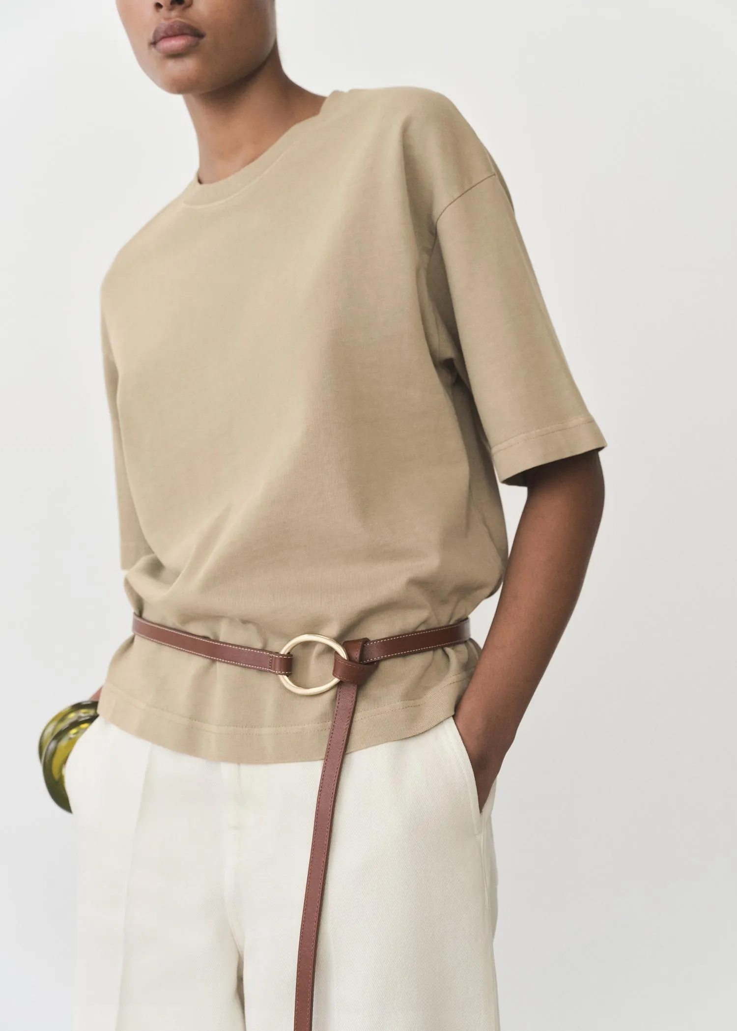 Oversized cotton t-shirt