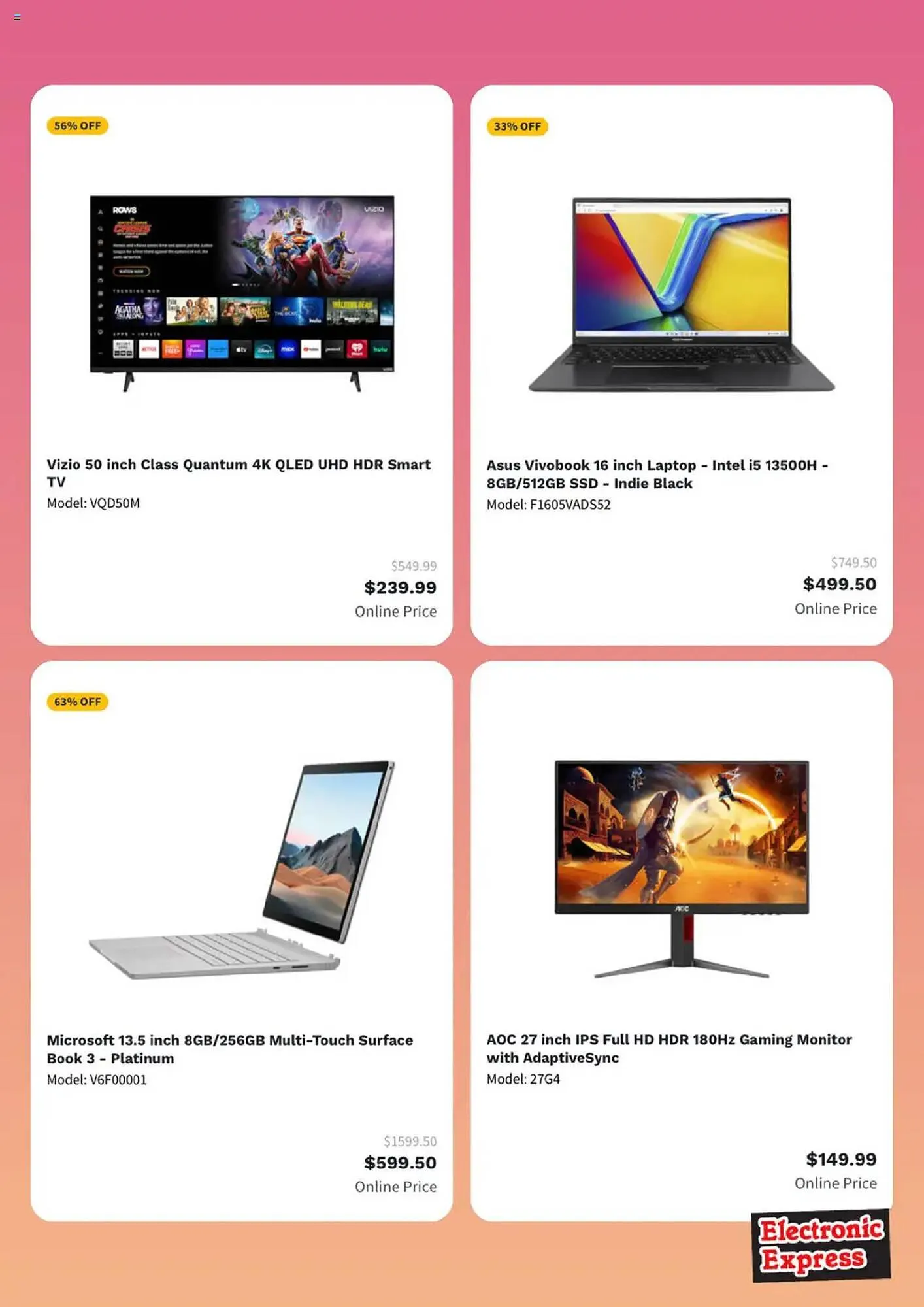 Weekly ad Electronic Express Weekly Ad from July 28 to August 5 2025 - Page 2