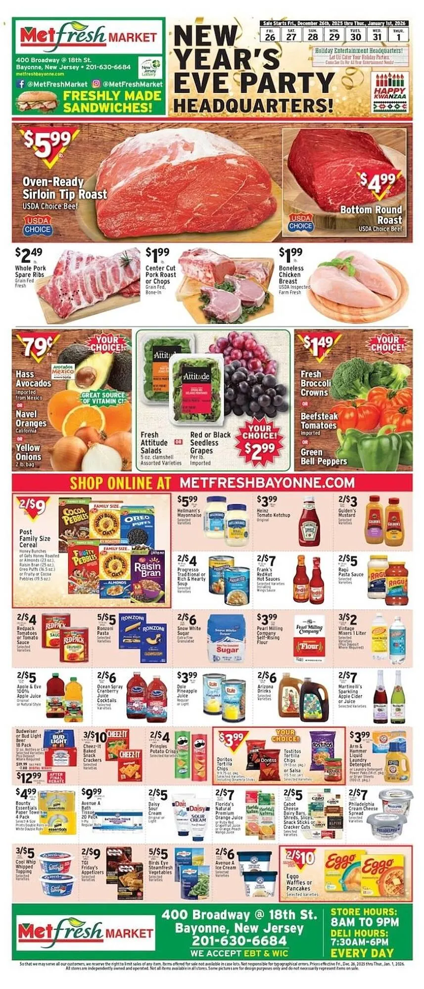 Weekly ad Met Foodmarkets weekly ad from December 26 to January 1 2026 - Page 1