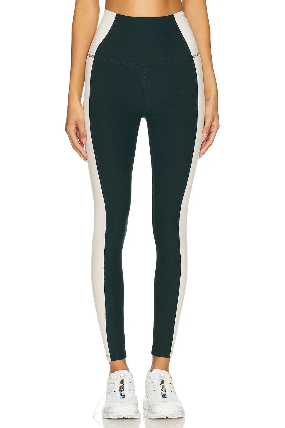Spacedye Vitality Colorblock High Waisted Midi Legging