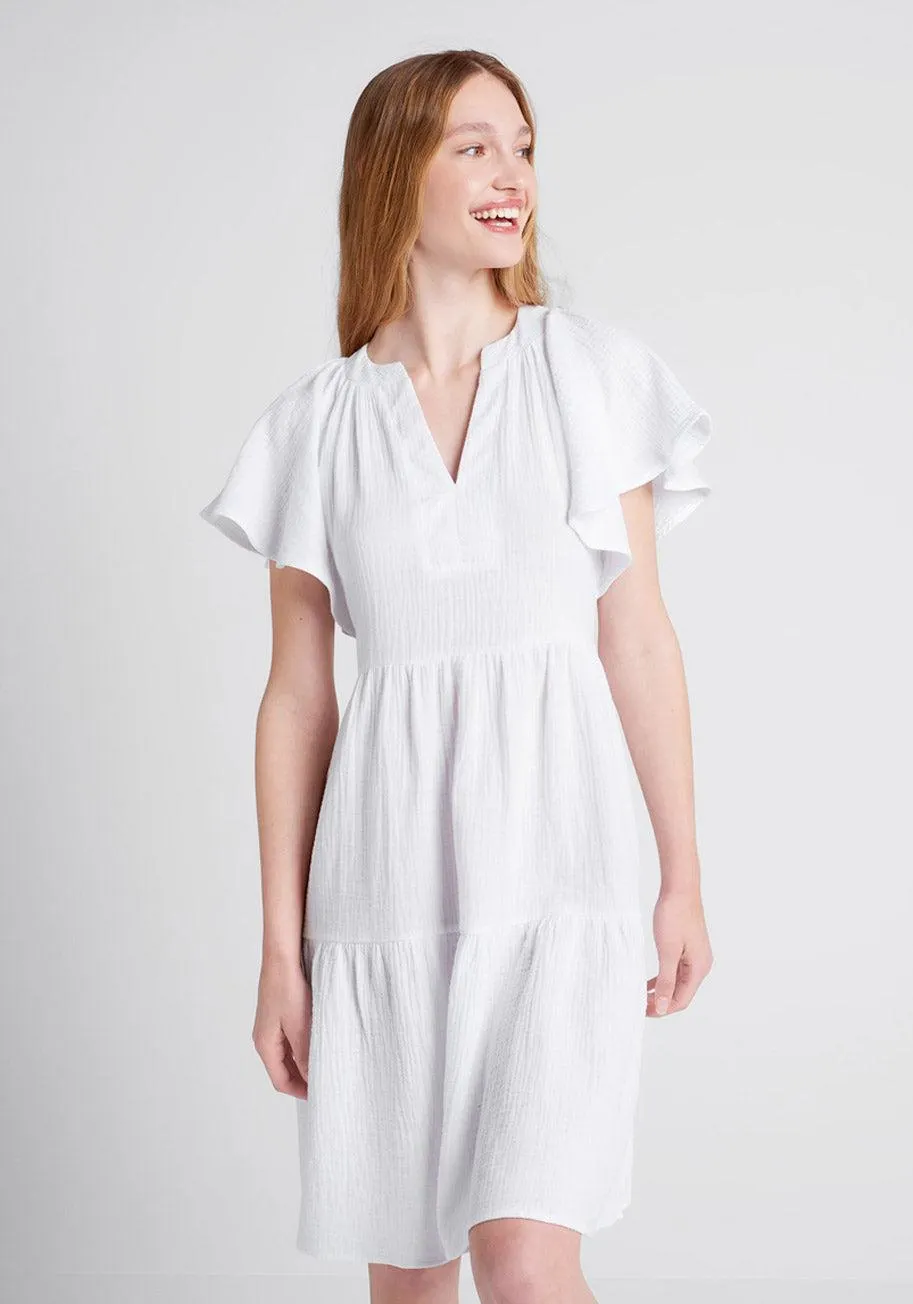 Sun-Soaked Cotton Dress