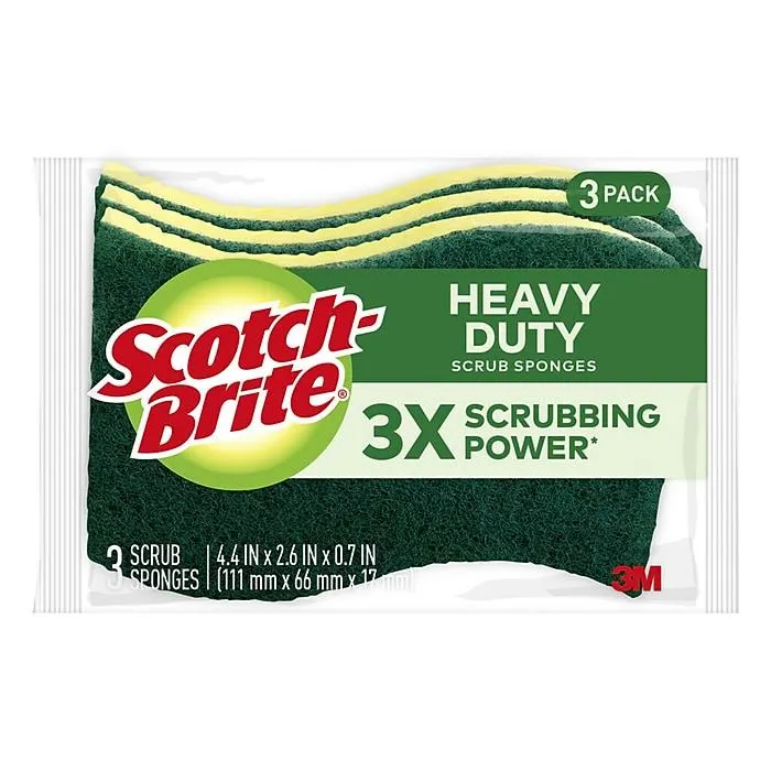 Scotch-Brite Heavy Duty Sponge with Scrubber,