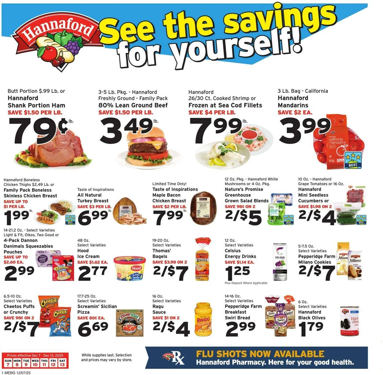 Weekly ad Hannaford Current weekly ad from December 7 to December 13 2025 - Page 1