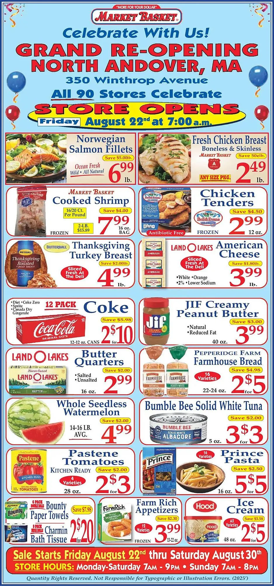 Weekly ad Market Basket Weekly Ad from August 22 to August 30 2025 - Page 1