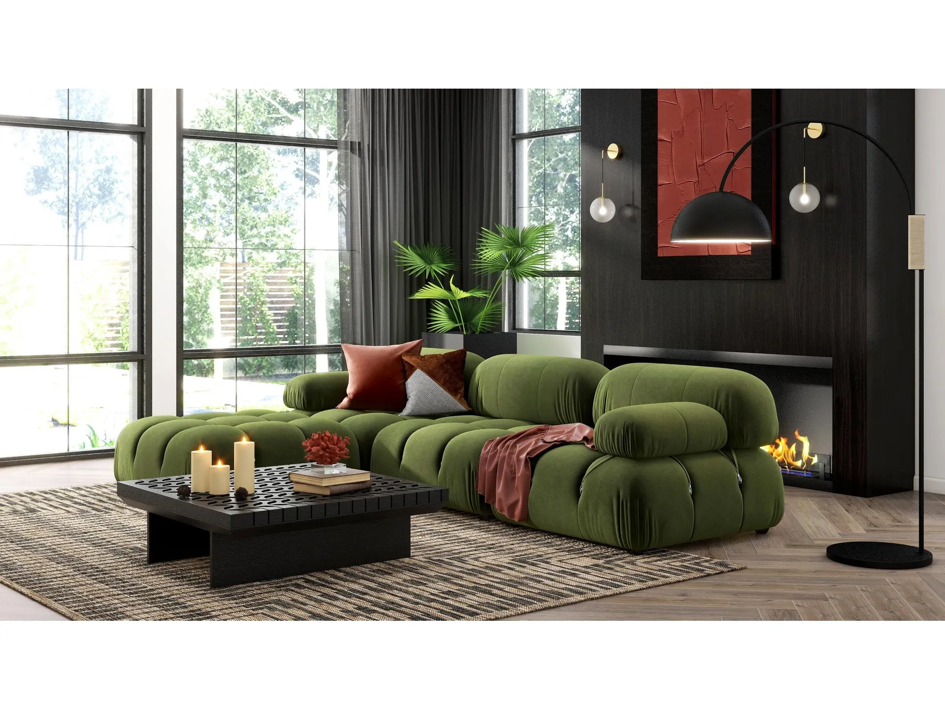 Jennifer Taylor Home Marcel Reversible Sectional