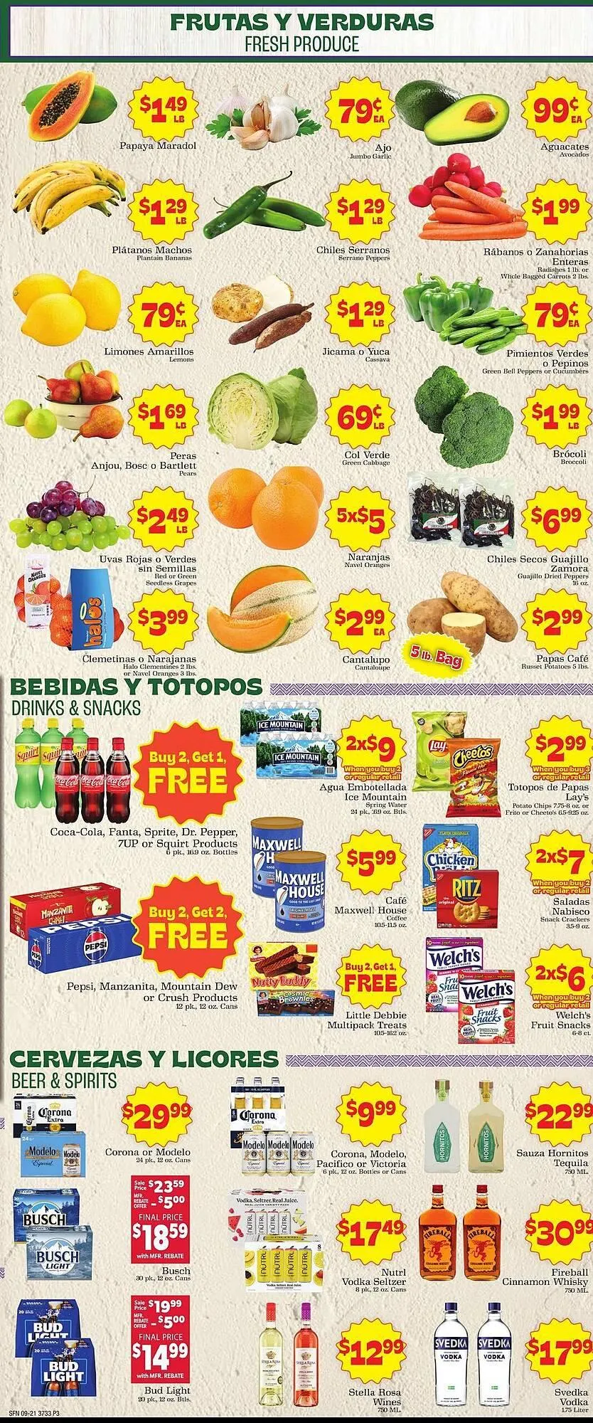 Weekly ad Supermercado Nuestra Familia weekly ad from September 21 to September 27 2025 - Page 3