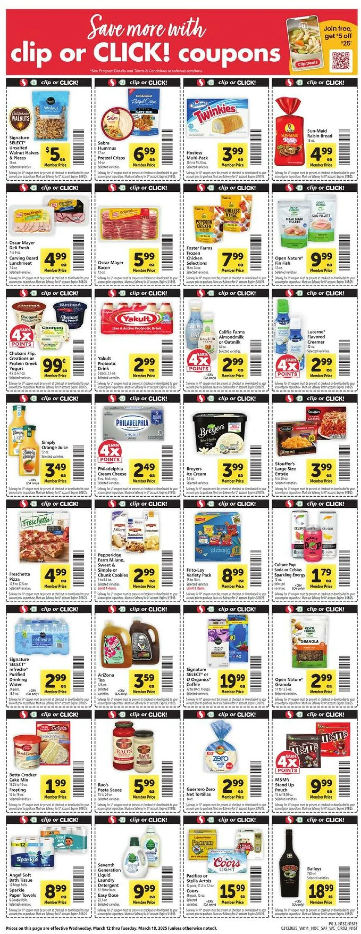 Catálogo de Safeway Current weekly ad 12 de marzo al 18 de marzo 2025 - Página 3