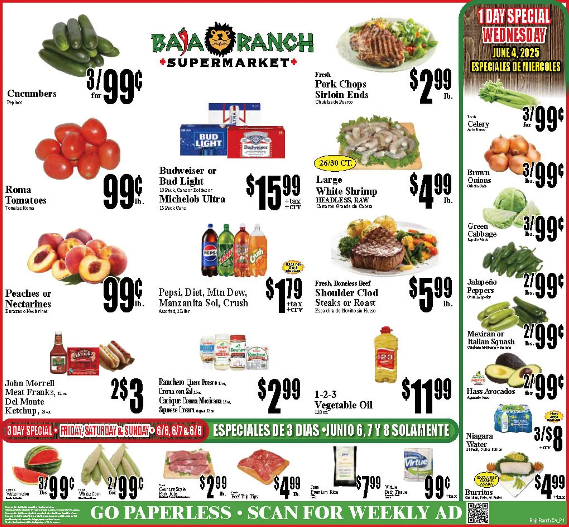 Baja Ranch Weekly Ad - 1