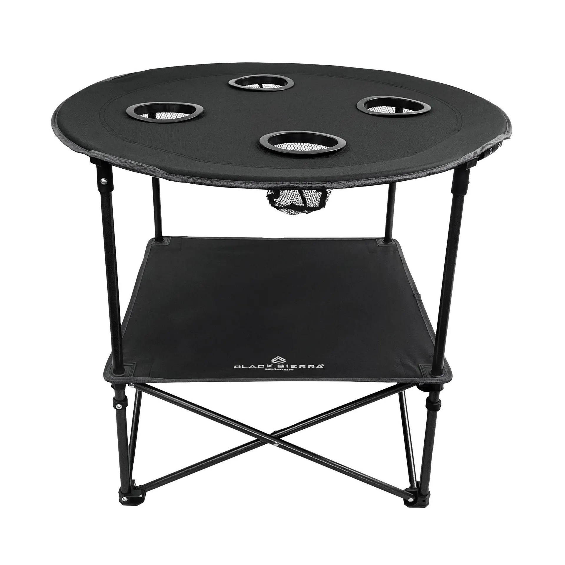 Black Sierra Equipment Two-tier Folding Camping Table