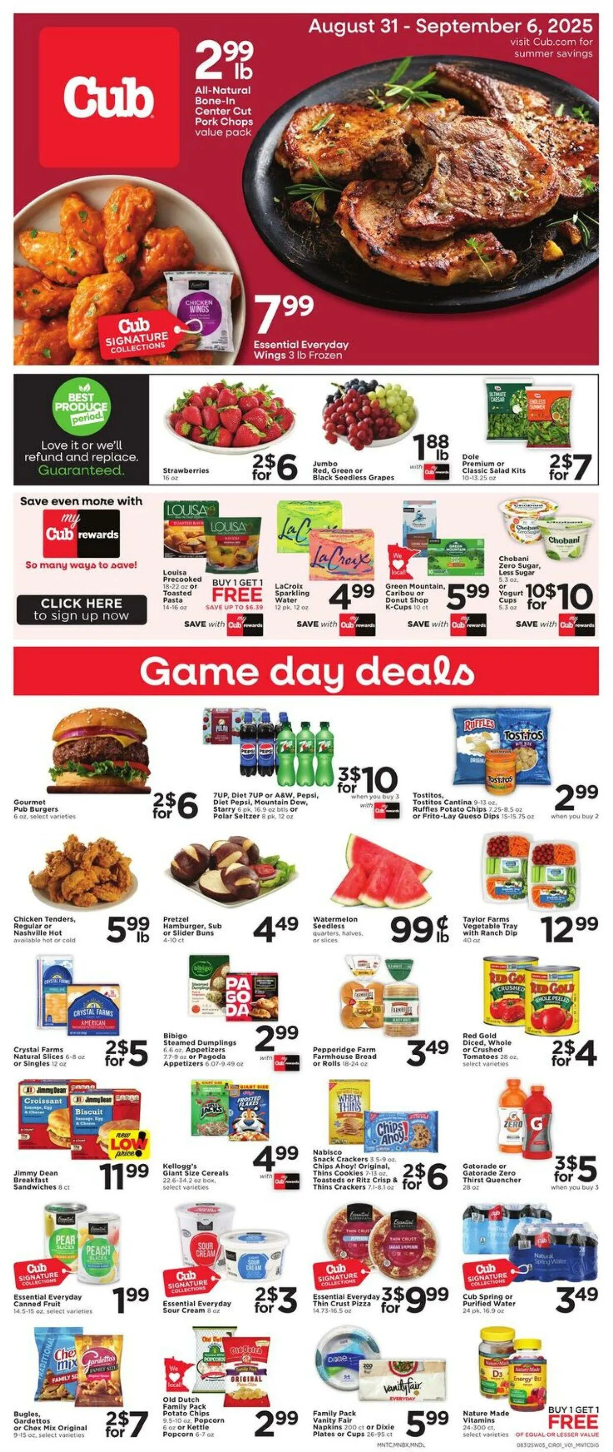 Weekly ad Cub Foods Current weekly ad from August 31 to September 6 2025 - Page 1