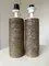 Mid-Century Sgrafitto Stoneware Table Lamps by Aage Rasmus for Selsbo, Sweden, 1960s, Set of 2