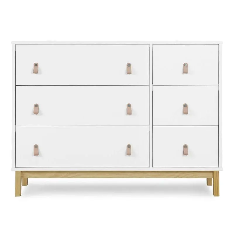 babyGap by Delta Children Legacy 6 Drawer Dresser with Leather Pulls and Interlocking Drawers
