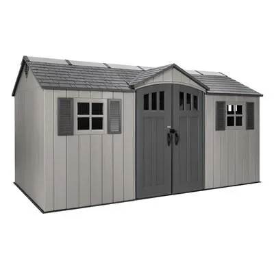 Lifetime Dual Entry 15’ x 8’ Outdoor Shed