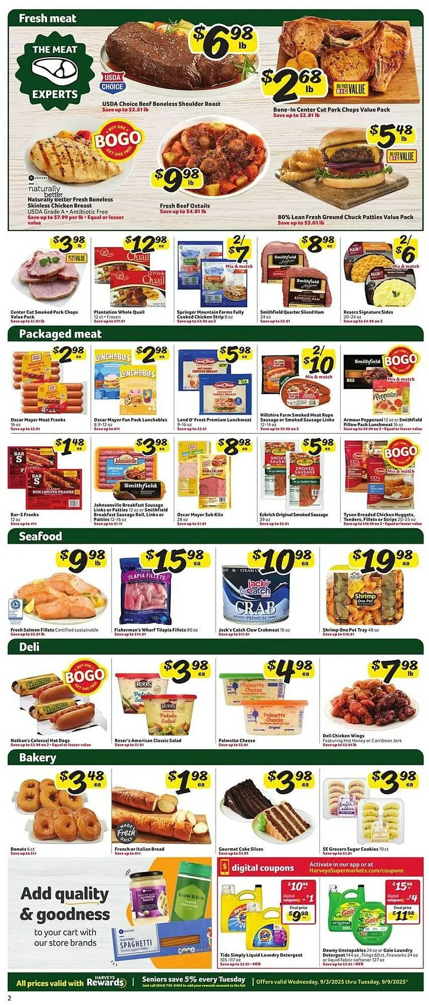 Weekly ad Harveys Supermarkets weekly ad from September 3 to September 9 2025 - Page 4