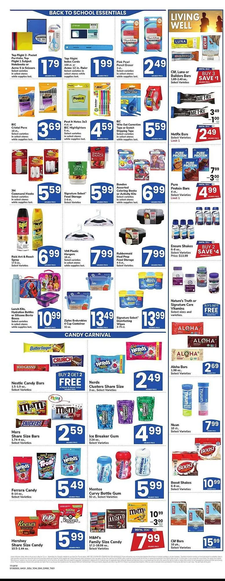 Weekly ad Tom Thumb Weekly Ad from July 30 to August 5 2025 - Page 7