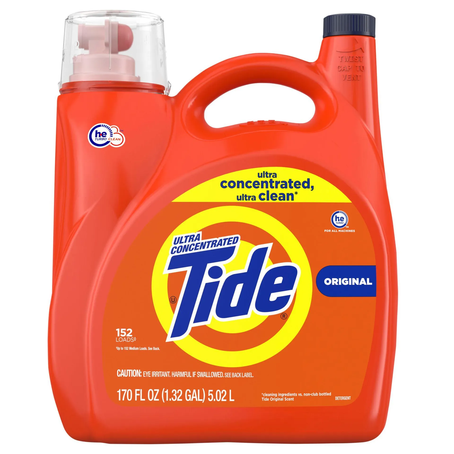 Tide Liquid Laundry Detergent - Original Scent, 152 loads/170 fl. oz.