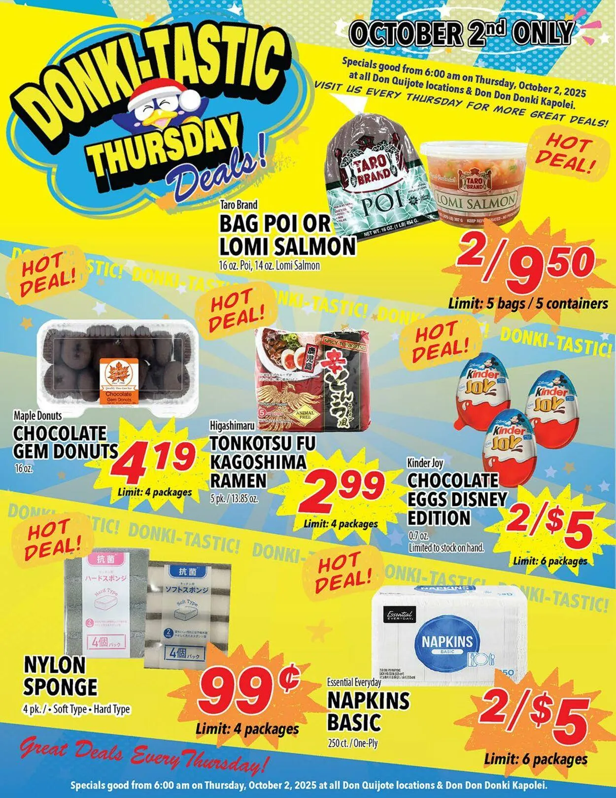 Weekly ad Don Quijote Hawaii from October 2 to October 16 2025 - Page 1