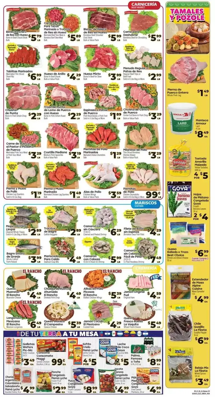 Weekly ad Supermercado El Rancho Weekly ad from December 26 to January 9 2025 - Page 3