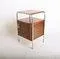 Bauhaus Nightstand in Tubular Steel and Walnut from Slezak, 1930s