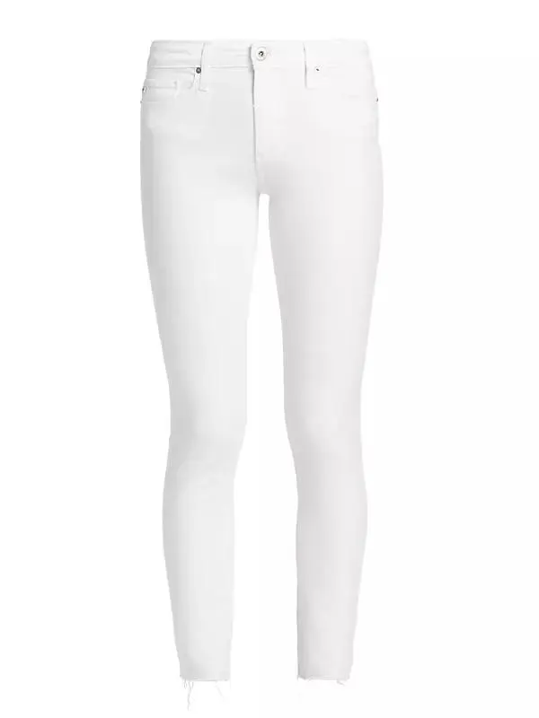 Farrah Cotton-Blend Crop Jeans