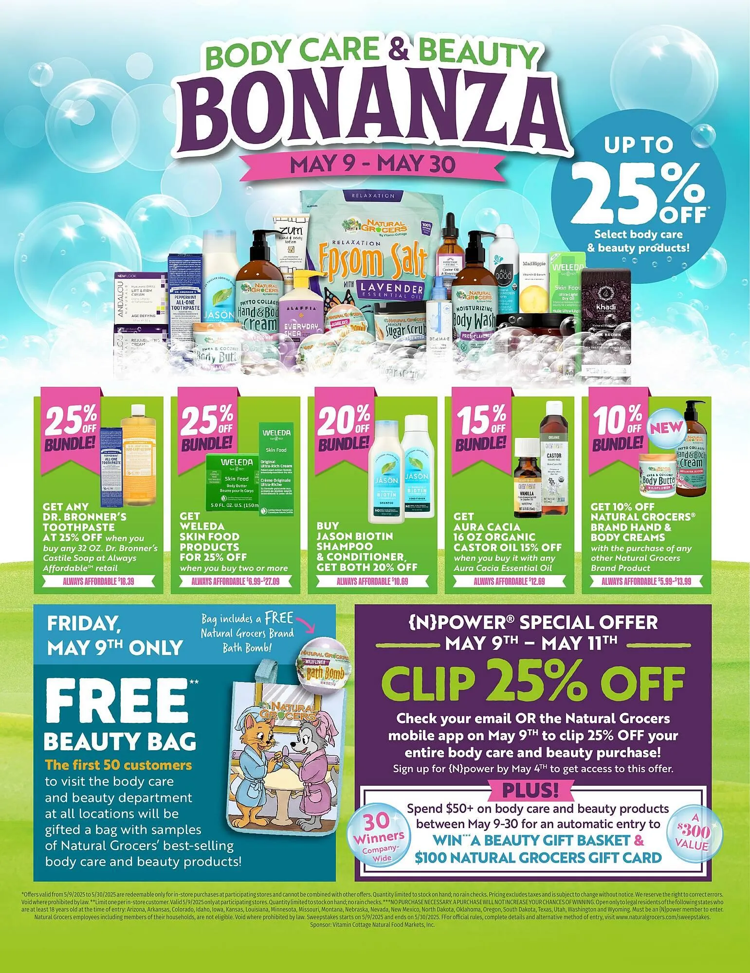 Weekly ad Natural Grocers ad from May 9 to May 31 2025 - Page 1