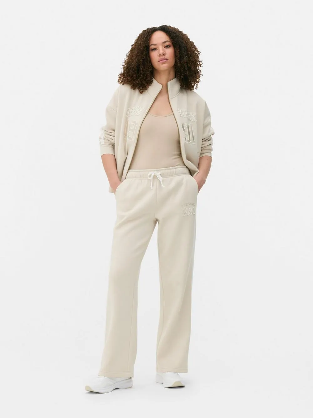 Straight Leg Sporty Joggers