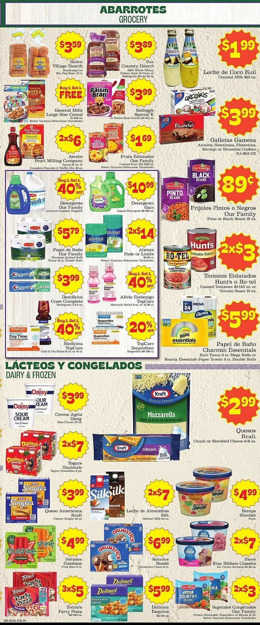 Catálogo de Supermercado Nuestra Familia Weekly Ad 3 de agosto al 9 de agosto 2025 - Página 4
