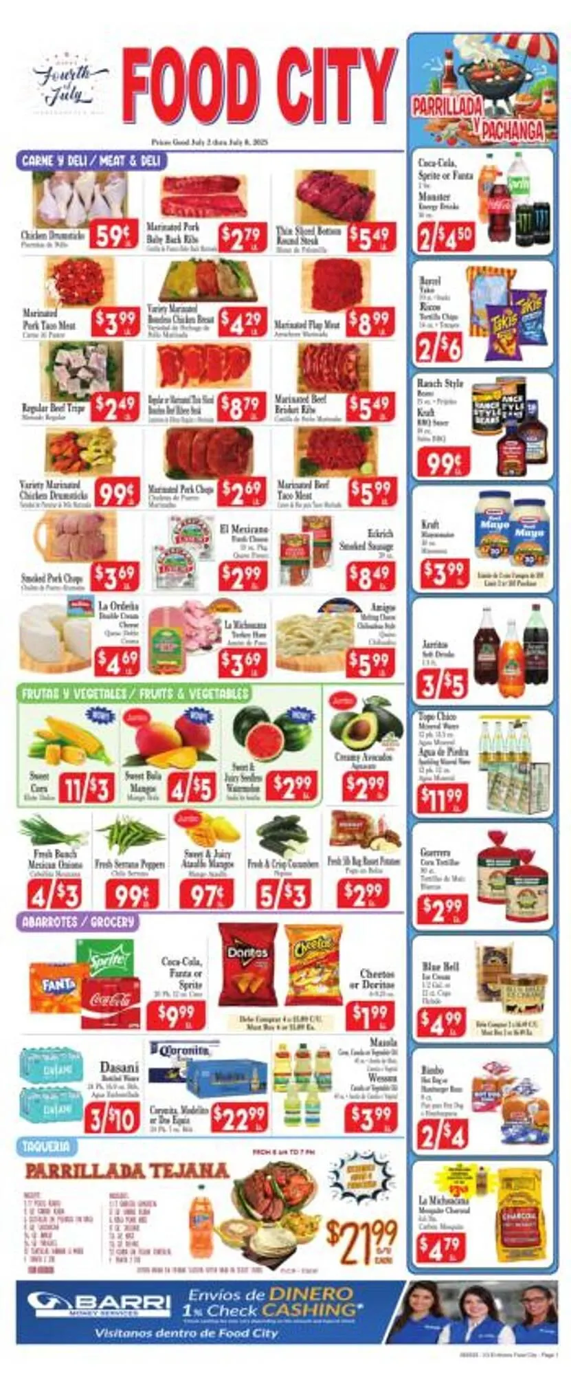 Weekly ad El Ahorro Weekly Ad from July 2 to July 8 2025 - Page 1