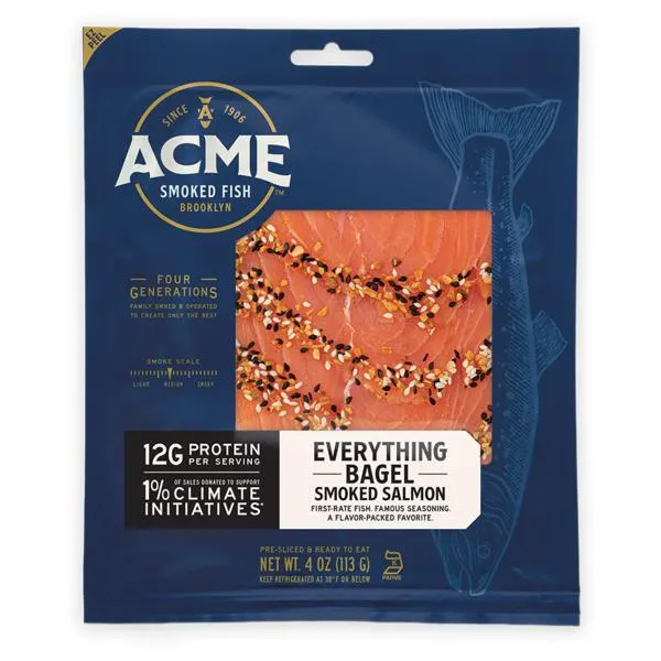 Acme Smoked Fish Everything Bagel Smoked Salmon
