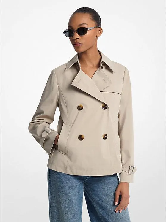 Cropped Trench Coat
