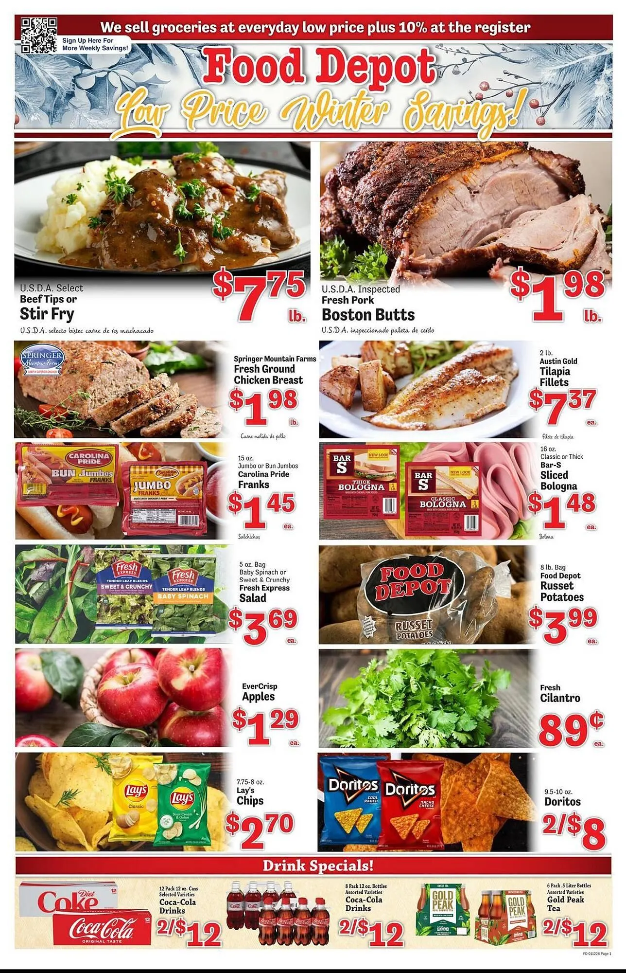 Weekly ad Food Depot weekly ad from January 12 to January 18 2026 - Page 1