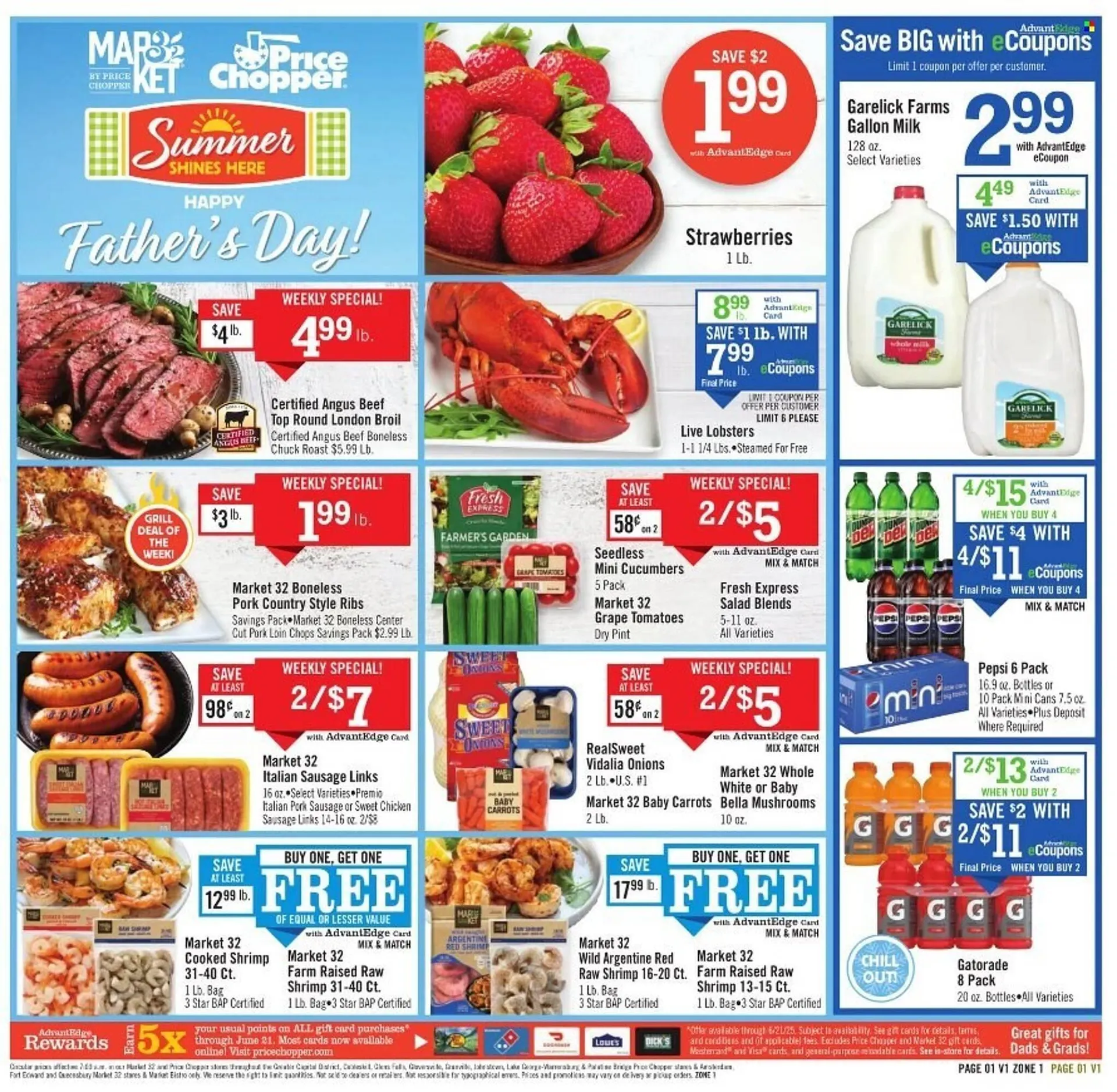 Weekly ad Price Chopper Weekly Ad from June 1 to September 1 2025 - Page 1
