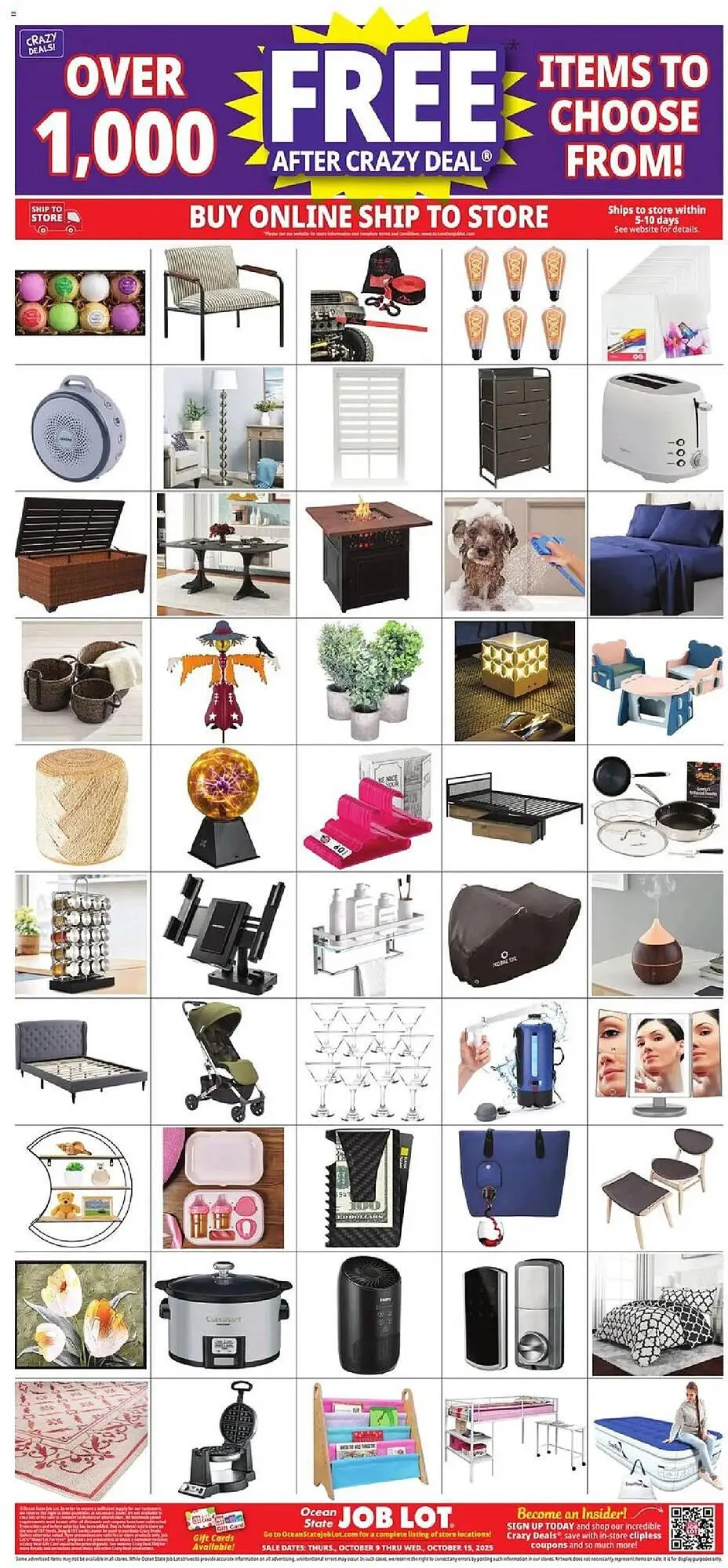 Weekly ad Ocean State Job Lot flyer from October 9 to October 16 2025 - Page 20