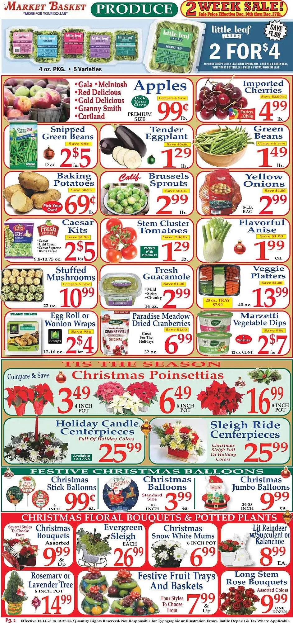 Weekly ad Market Basket weekly ad from December 14 to December 27 2025 - Page 2