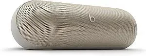Beats Pill - Bluetooth Speaker and Portable Wireless Charger via USB-C - Up to 24 Hours Battery Life, IP67 Water Resistant, Apple & Android Compatible, Built-in Microphone – Campagne Gold (Renewed)