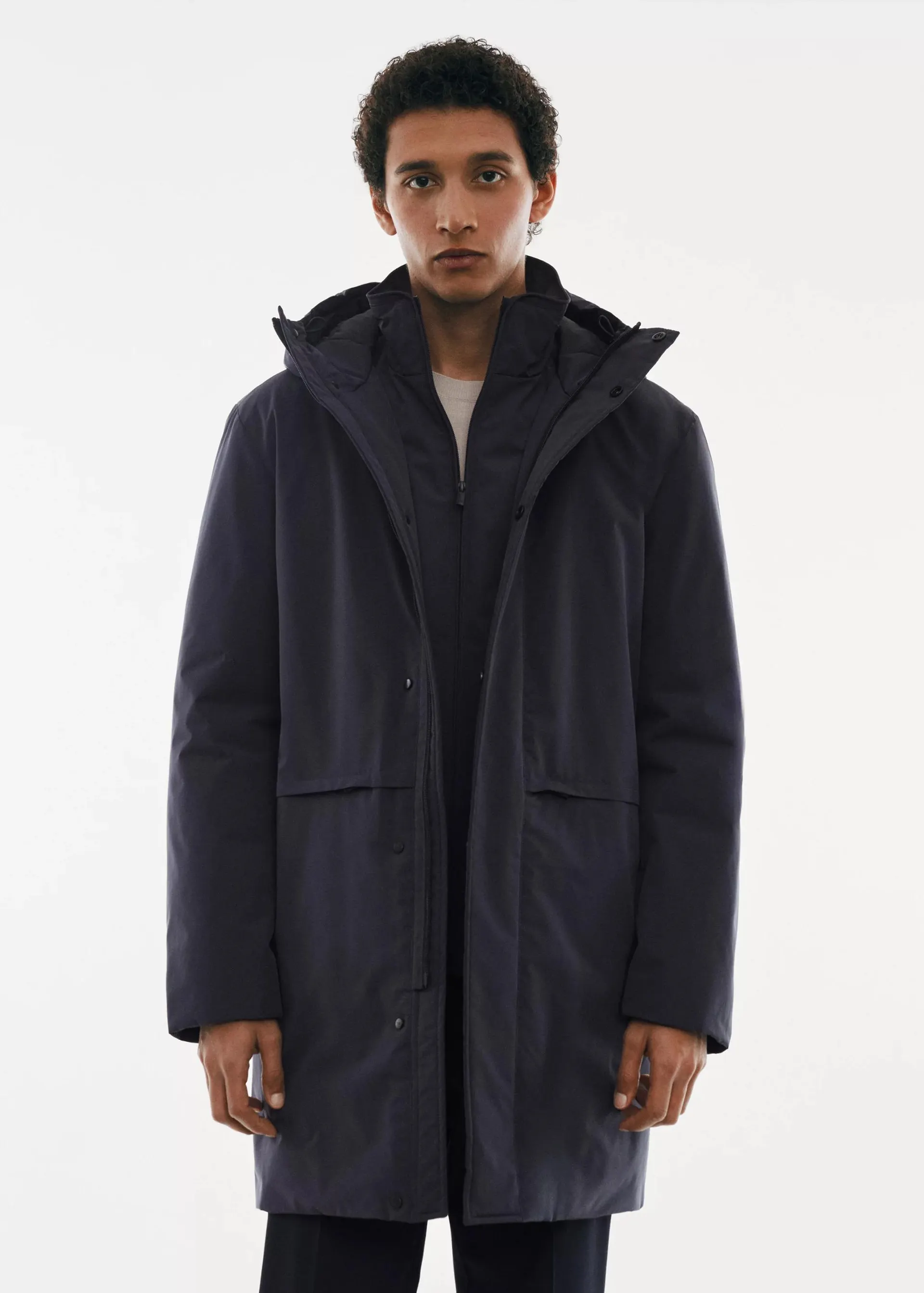 Parka capucha acolchada SOFEELATE®