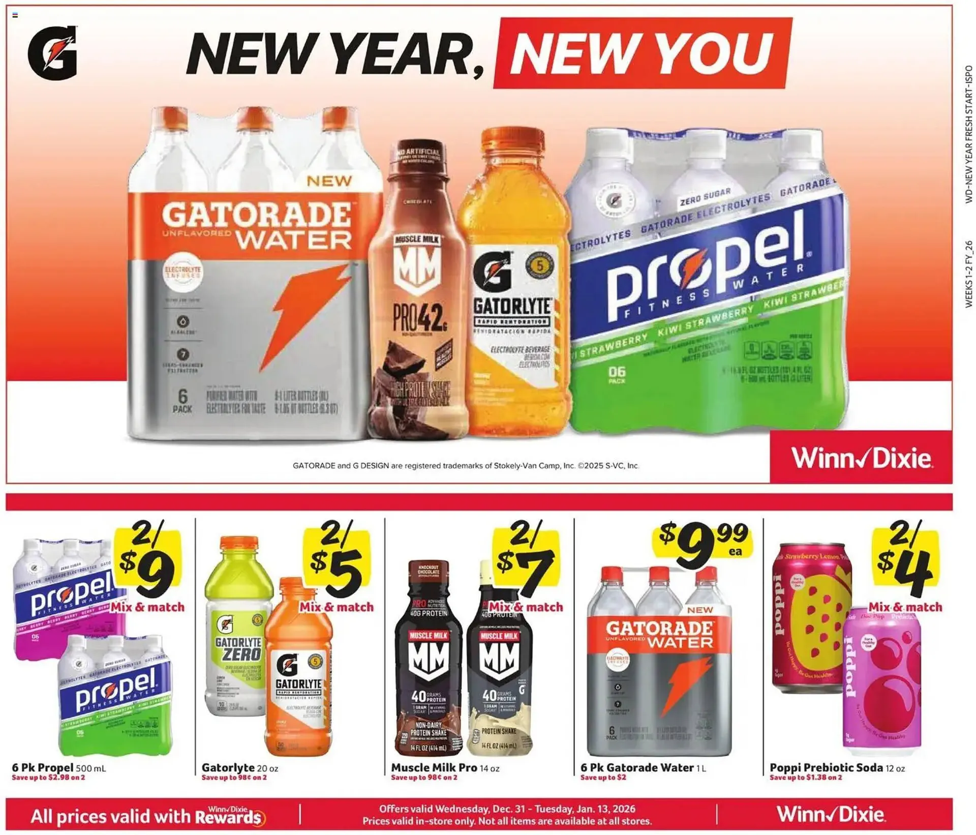 Weekly ad Winn Dixie weekly ad from December 31 to January 13 2026 - Page 1