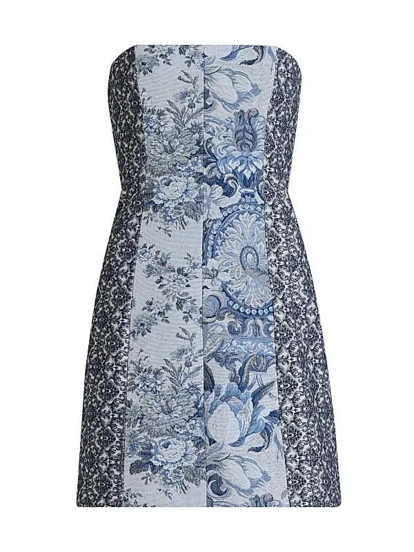 Violet Strapless Minidress