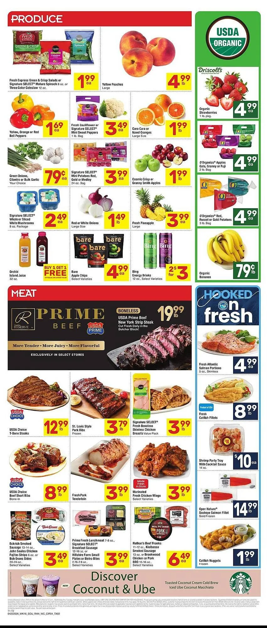 Weekly promotion Randalls weekly ad spanning from April 22 to April 28 2026 - Page 3 for Catalogue 365