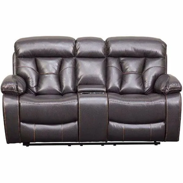 Pekin Reclining Console Loveseat