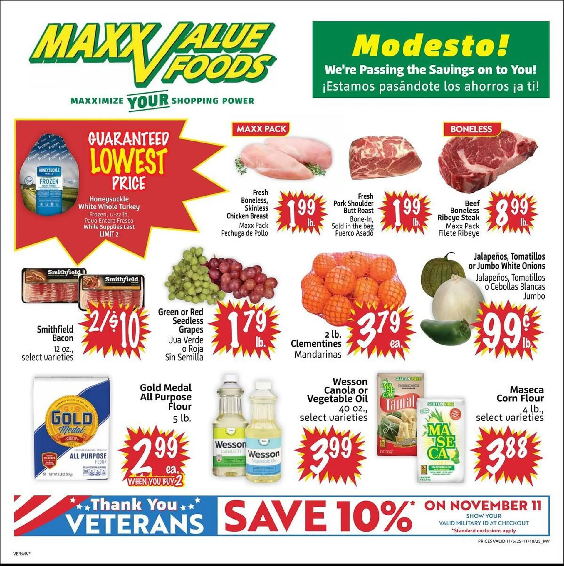 Weekly ad Foodmaxx weekly ad from November 5 to November 18 2025 - Page 1